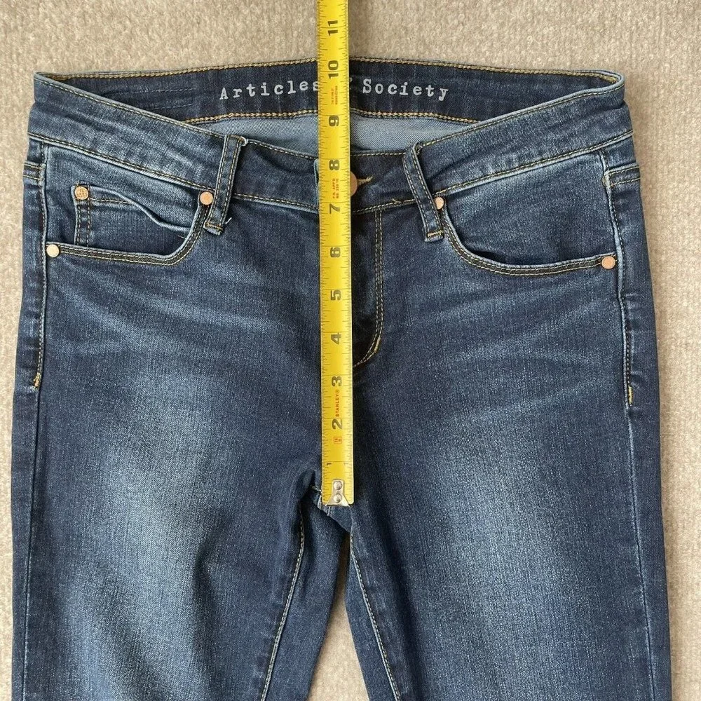 Articles of Society Jeans Womens 26 Skinny Dark Wash Stretch Denim Pants Jegging - Picture 8 of 13
